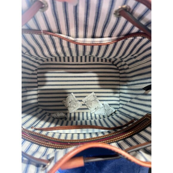 Dooney & Bourke Large Drawstring Bucket Shoulder Bag Black Designer Retro NWT - Picture 12 of 16